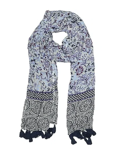 Pre-owned Jjill Scarf In Blue