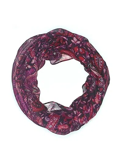 Pre-owned Jjill Scarf In Burgundy