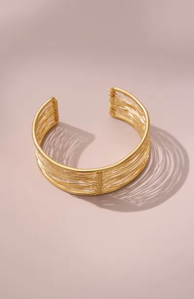 Jjill Sculpted-wire Bangle In Blue