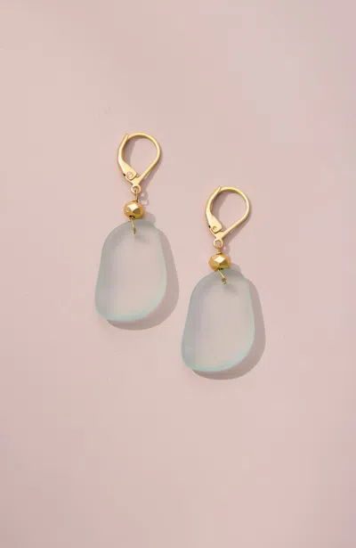 Jjill Seaglass Drop Earrings In Blue