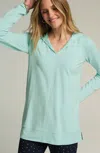 Jjill J.jill Seamed Hoodie Tunic In Sea Mist