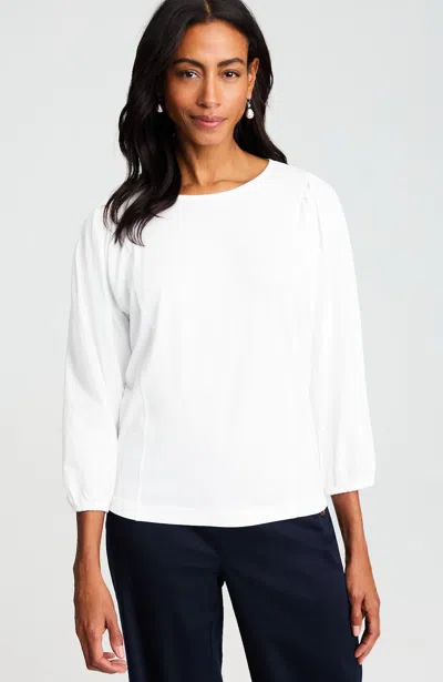 Jjill J.jill Seamed Top In White