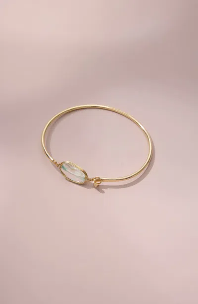 Jjill Semiprecious Bangle Bracelet In Gold