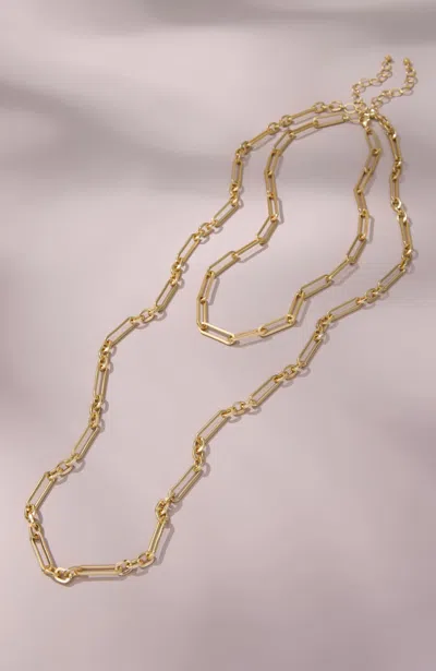 Jjill Set Of Two Chain Necklaces In Gold