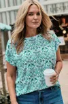 Jjill J.jill Set Sail Buttoned-back Tee