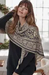 Jjill J.jill Shimmering Triangle Scarf In Multi