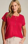 Jjill J.jill Short-sleeve Henley Top