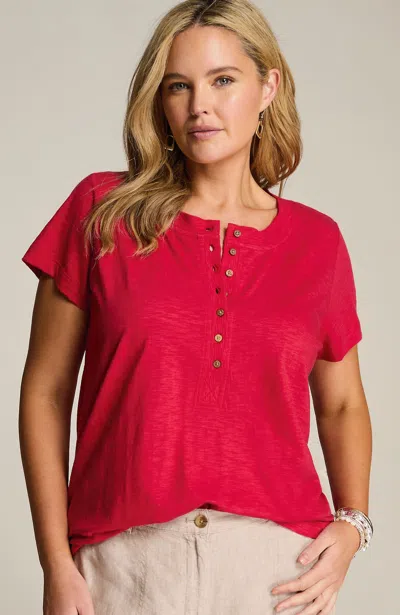 Jjill J.jill Short-sleeve Henley Top