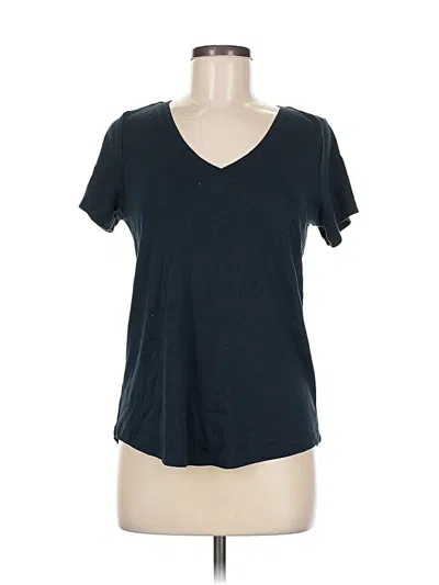 Pre-owned Jjill Short Sleeve T-shirt In Blue