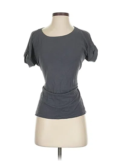 Pre-owned Jjill Short Sleeve T-shirt In Gray