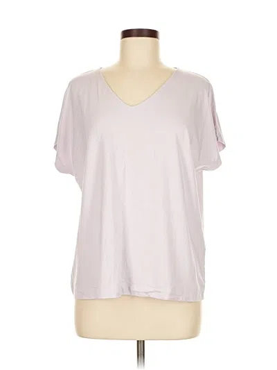 Pre-owned Jjill Short Sleeve T-shirt In Gray