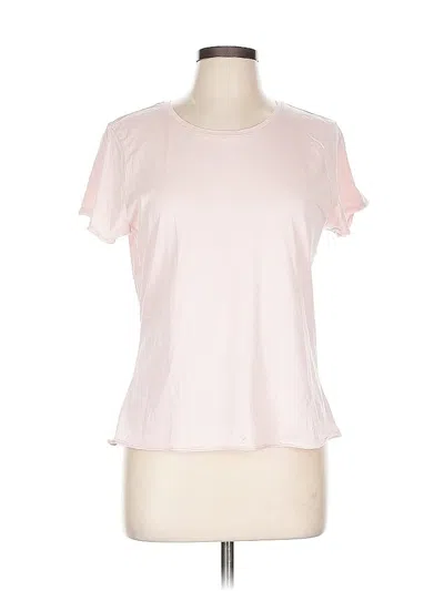 Pre-owned Jjill Short Sleeve T-shirt In Pink