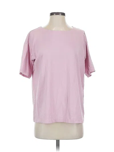 Pre-owned Jjill Short Sleeve T-shirt In Pink