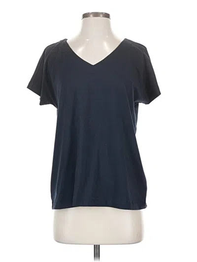 Pre-owned Jjill Short Sleeve T-shirt In Blue