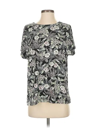 Pre-owned Jjill Short Sleeve T-shirt In Gray