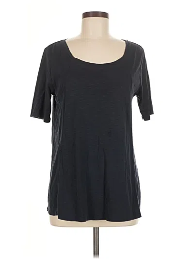 Pre-owned Jjill Short Sleeve T-shirt In Gray