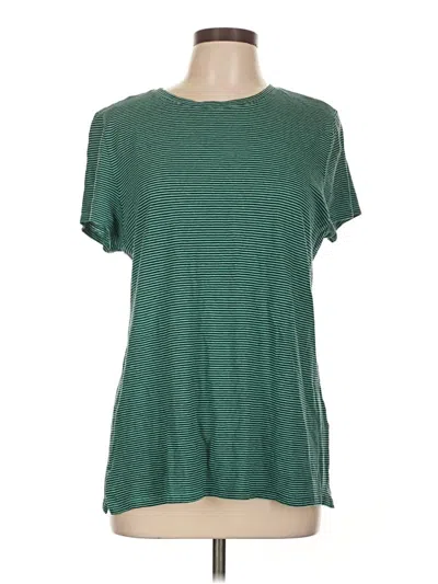Pre-owned Jjill Short Sleeve T-shirt In Green