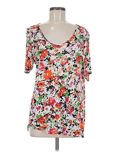 Pre-owned Jjill Short Sleeve T-shirt In Orange