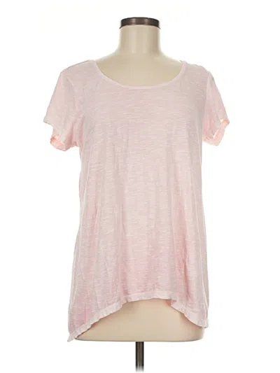 Pre-owned Jjill Short Sleeve T-shirt In Pink
