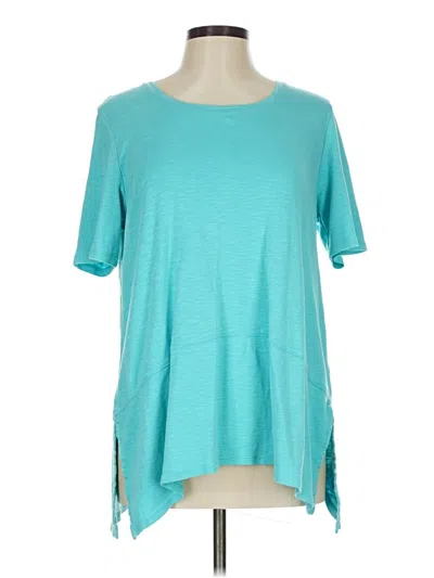 Pre-owned Jjill Short Sleeve T-shirt In Teal