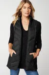 Jjill J.jill Side-zip Down Puffer Vest In Black