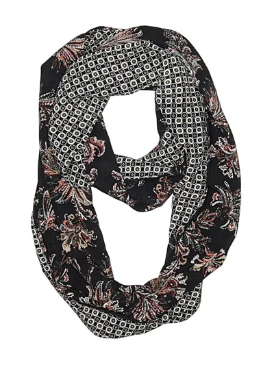 Pre-owned Jjill Silk Scarf In Black