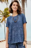 Jjill J.jill Silky-soft Pleat-back Tee