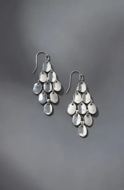 Jjill J.jill Silvertone Metals Chandelier Earrings
