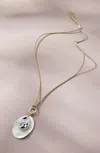 Jjill J.jill Silvertone Mixed-finish Pendant Necklace In Silvertone Multi