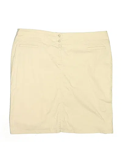 Pre-owned Jjill Skort In Tan