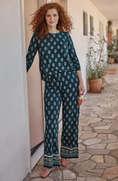 Jjill J.jill Sleep Ultrasoft Relaxed Full-leg Pants