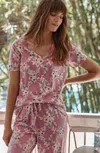 Jjill J.jill Sleep Ultrasoft V-neck Tee