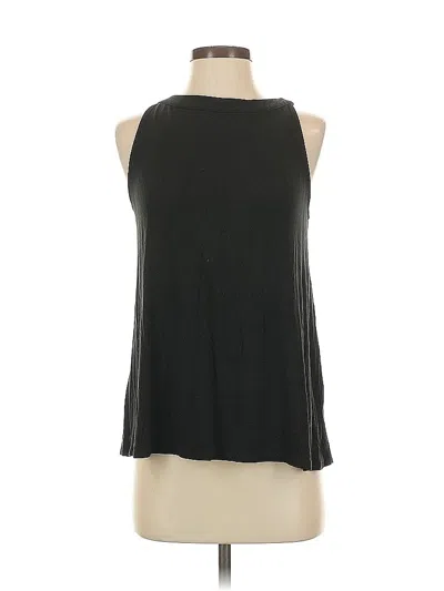 Pre-owned Jjill Sleeveless Blouse In Black
