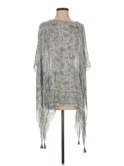 Pre-owned Jjill Sleeveless Blouse In Gray