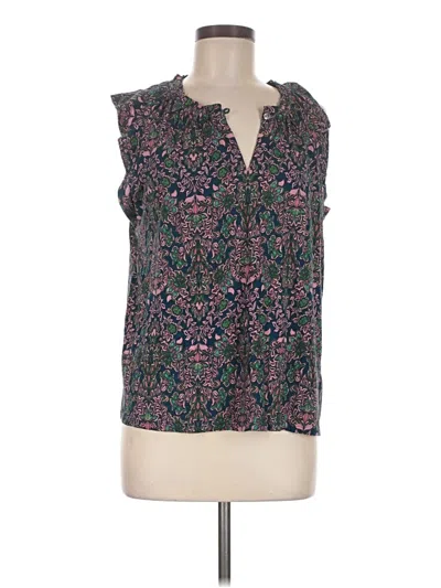 Pre-owned Jjill Sleeveless Blouse In Purple