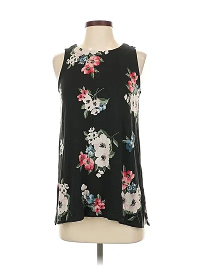 Pre-owned Jjill Sleeveless T-shirt In Black
