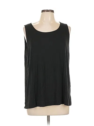 Pre-owned Jjill Sleeveless T-shirt In Black