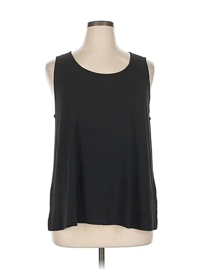 Pre-owned Jjill Sleeveless T-shirt In Black