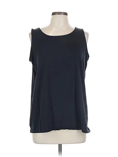 Pre-owned Jjill Sleeveless T-shirt In Black
