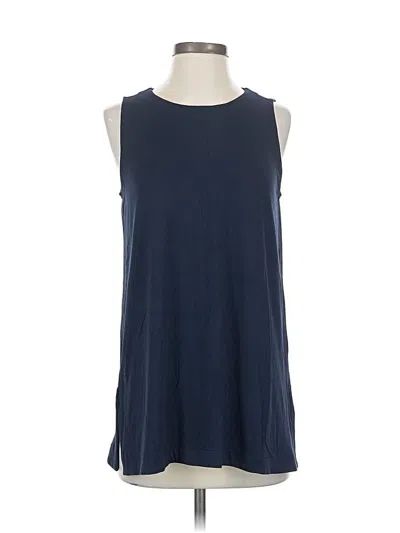 Pre-owned Jjill Sleeveless T-shirt In Blue