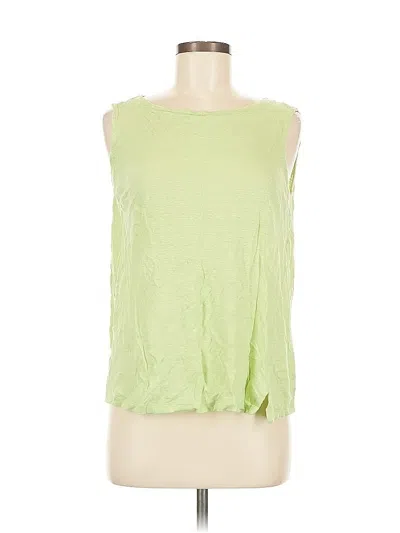Pre-owned Jjill Sleeveless T-shirt In Green