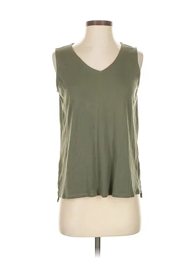 Pre-owned Jjill Sleeveless T-shirt In Green