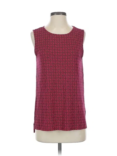 Pre-owned Jjill Sleeveless T-shirt In Pink