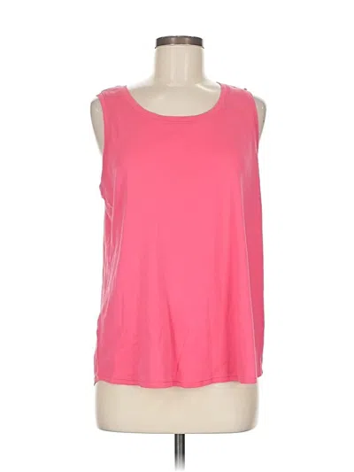 Pre-owned Jjill Sleeveless T-shirt In Pink