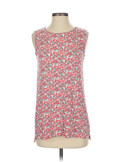 Pre-owned Jjill Sleeveless T-shirt In Red