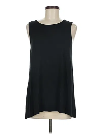 Pre-owned Jjill Sleeveless T-shirt In Black