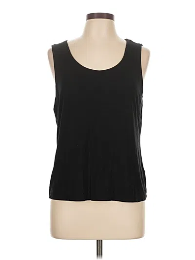 Pre-owned Jjill Sleeveless T-shirt In Black