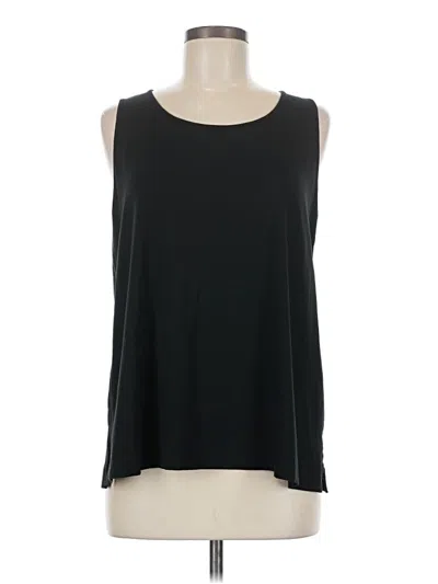 Pre-owned Jjill Sleeveless T-shirt In Black