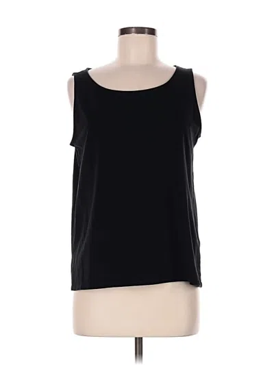 Pre-owned Jjill Sleeveless T-shirt In Black