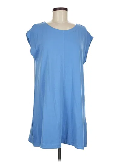 Pre-owned Jjill Sleeveless T-shirt In Blue